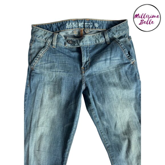 Guess Distressed Bell Bottom Jeans - Picture 2 of 4